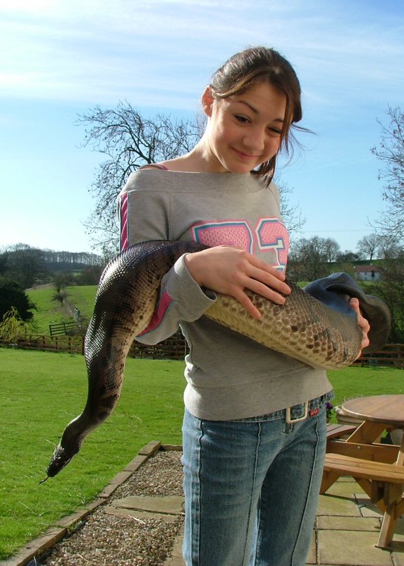 Kirsty with Python